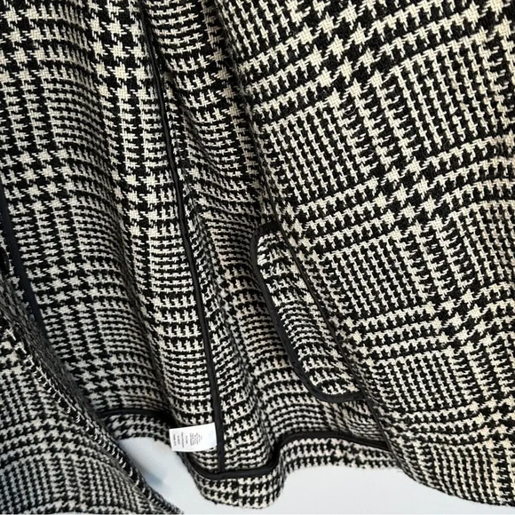 Talbots Size 16 TWEED DOUBLE BREASTED BLAZER - HOUNDSTOOTH Preppy Academia - Picture 10 of 12